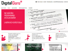 Tablet Screenshot of digitalguru.lv